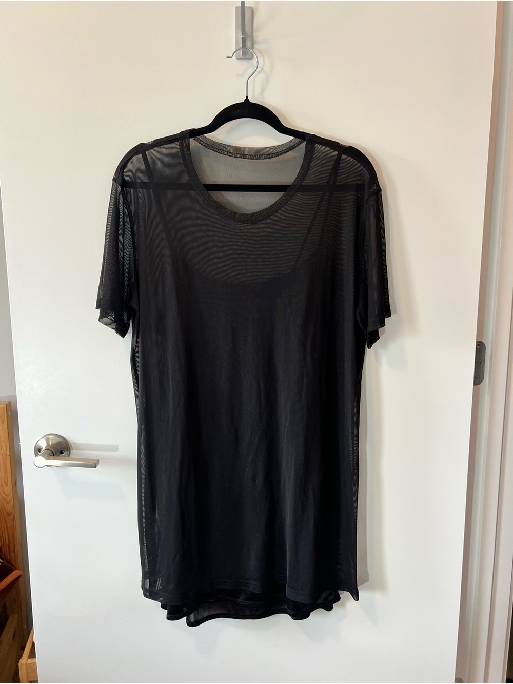 Black Sheer Mini Dress